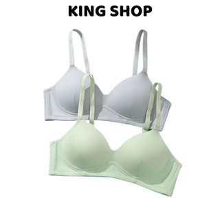Combo 2 Áo ngực nữ  không gọng mút mỏng thoáng khí êm ái thoải mái King Shop A-409
