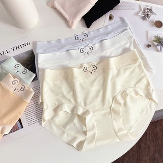 Combo 3 Quần lót nữ đúc su có lỗ thông hơi, đáy cotton may chắc chắn, kháng khuẩn, khử mùi King Shop L-718