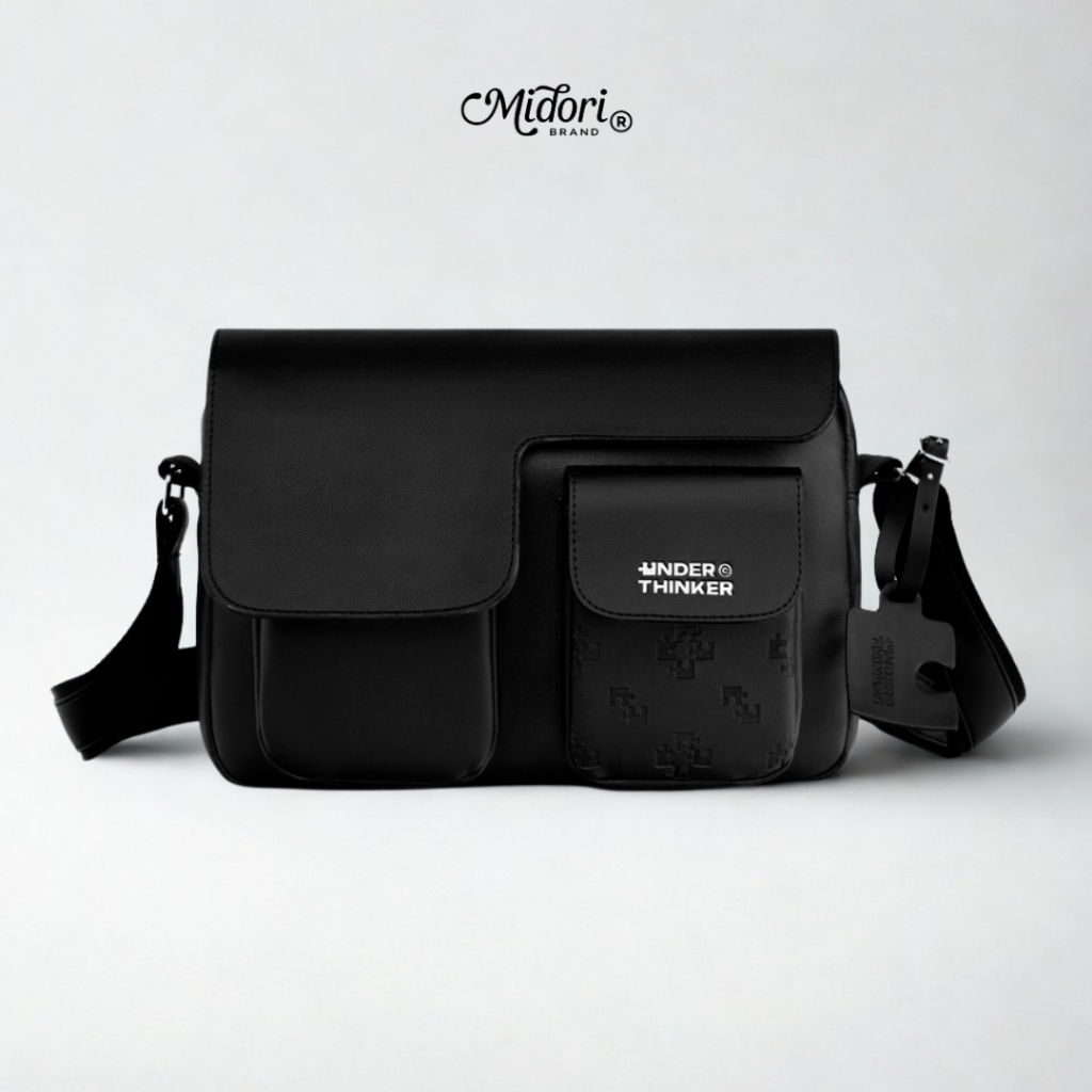 Túi Đeo Chéo Da PU Nam Nữ Monogram DANTE Dập Chìm Cao Cấp Chính Hãng | Local Brand M Studio