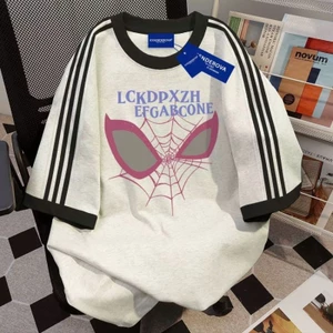 áo thun chất cotton Su Mỏng form rộng tay lỡ free size ---áo NHỆN