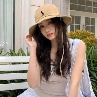 Mũ bucket vành rộng thắt nơ, tết tóc thời trang HAZIN, chất liệu vải kaki cao cấp, đa dạng màu sắc HAM341