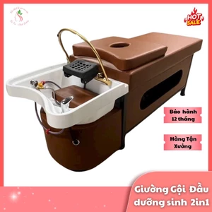 Giường gội đầu chân sắt ,giường spa , giường massage,Giường gội dưỡng sinh, bồn tai thỏ, nệm êm ái, có làm theo yêu cầu