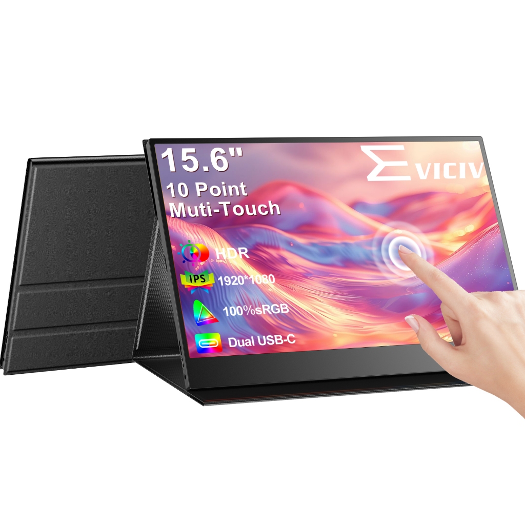 UPERFECT Chạm vào Màn hình di động 15.6 inch 60HZ 800:1 250Nits IPS 66 ...