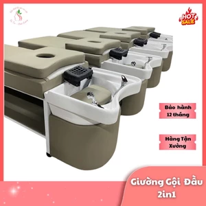 giường gội đầu chân sắt bồn nhựa , bồn sứ , hàng tận xưởng