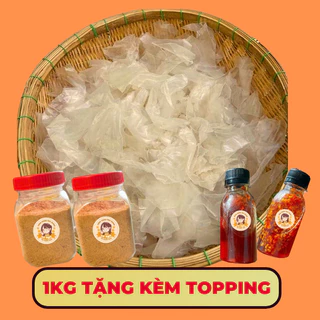 1 KG BÁNH TRÁNG PHƠI SƯƠNG RÌA Ủ BƠ THƠM DẺO (TẶNG TOPPING - MUỐI NHUYỄN- SỐT TẮC- SA TẾ)