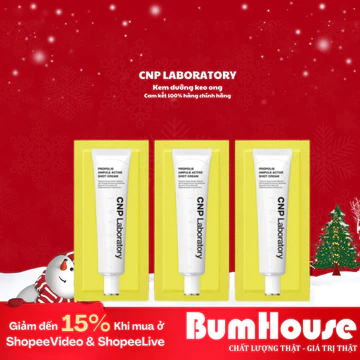 Gói Kem dưỡng keo ong tái tạo phục hồi da CNP Laboratory Propolis Active Cream 1ml