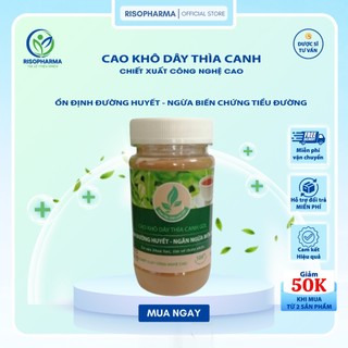 Dây Thìa Canh Dạng Cao Khô Nguyên Chất Giúp Ổn Định Đường Huyết, Ngừa Biến Chứng Tiểu Đường, Giảm Mỡ Máu