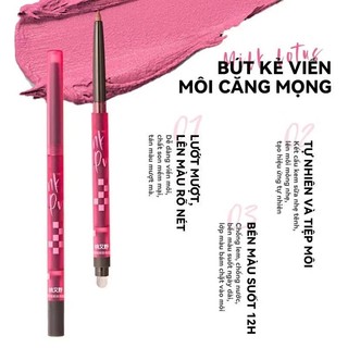 [PINKPUNK] PinkPunk Chì Kẻ Viền 3in1 Môi Lip Liner Màu Khỏa Bút kẻ môi Sắc kết cấu mịn màng 0.25
