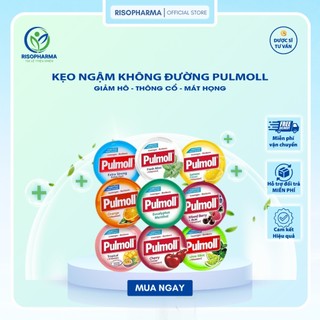Kẹo Ngậm Ho Không Đường Pulmoll Giảm Ho, Đau Họng Nhập Khẩu Từ Đức Hộp 45g Nhiều Vị