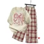 Tổng hợp các Sét bộ quần ống rộng kẻ caro đỏ + mix áo phông form rộng tay lỡ chất cotton-SHOP THU BIO98