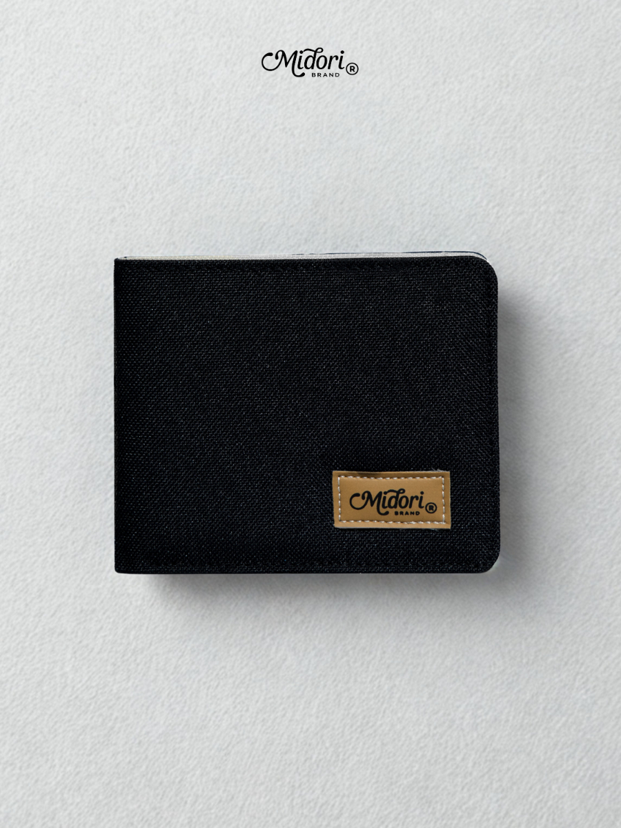 Ảnh Ví Vải Đứng MISTER WALLET Canvas Nam Nữ Siêu Bền Đẹp Trượt Nước Unisex | Local Brand M STUDIO 1