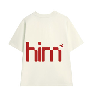 [Quà tặng cặp đôi] Áo thun cặp đôi nam nữ HIM HER, chất cotton cao cấp 250GSM, áo cặp đôi, quà tặng URANOX M18