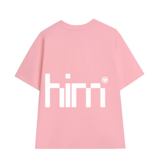 [Quà tặng cặp đôi] Áo thun cặp đôi nam nữ HIM HER, chất cotton cao cấp 250GSM, áo cặp đôi, quà tặng URANOX M18