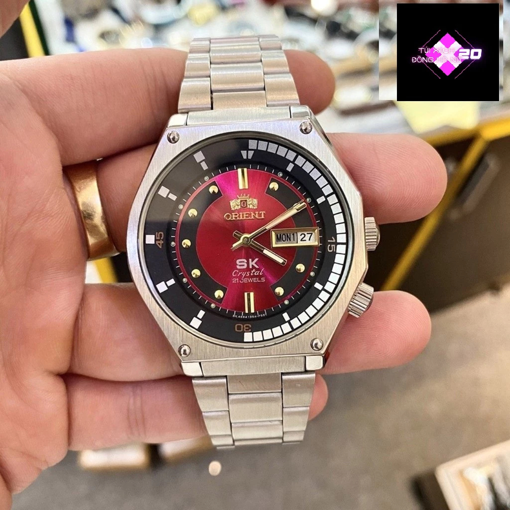 Đồng Hồ Nam Automatic Orient Dây Thép Máy Nhật Cao Cấp Bảo Hành 12 Tháng