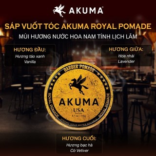 Sáp vuốt tóc nam Akuma 56g-116g