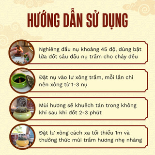 [OCOP 4 SAO - TẶNG NỤ CAO CẤP] Hộp 300 Viên Nụ trầm Hương Tự Nhiên Tân Nguyên, hương thơm dịu nhẹ, xông nhà