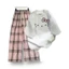 Tổng Hợp Các Sét Quần Kẻ Caro HỒNG ống Rộng + Mix Áo Phông Form Rộng Tay Lỡ Cotton