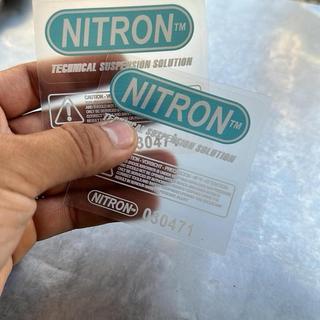 Tem Dán Phuộc Nitron Bình Dầu Đôi, Bình Dầu Dưới |SGDC - 1 Cái|