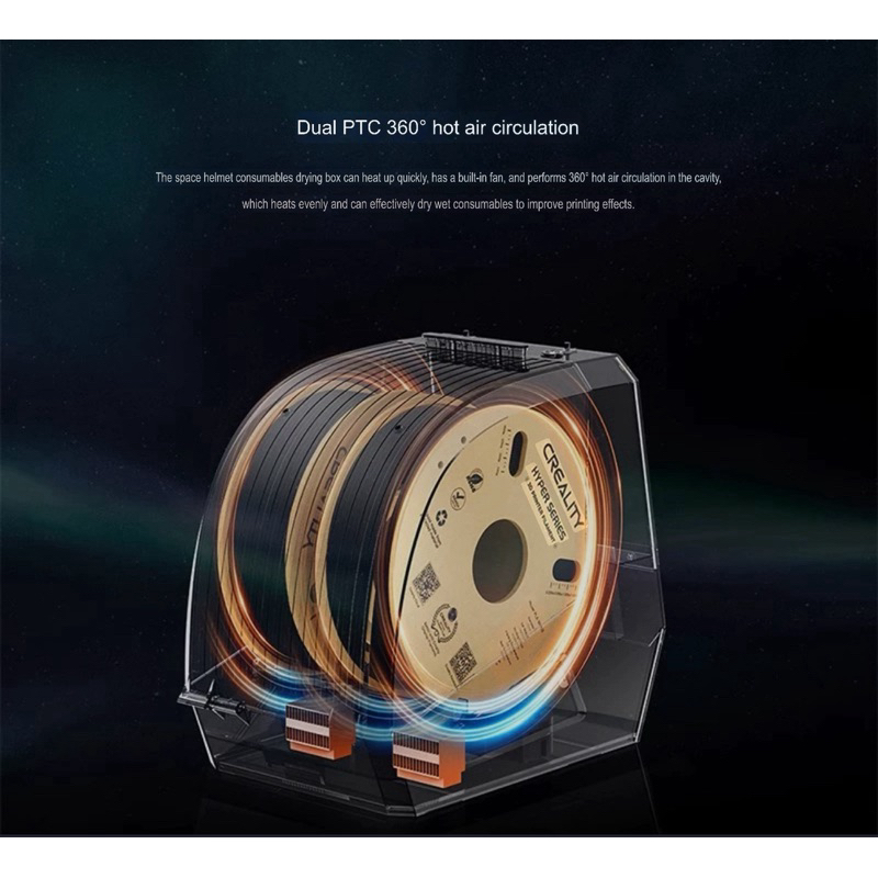 Máy sấy nhựa in 3D Creality Space Pi Plus