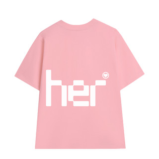 [Áo Đôi] Áo phông cặp đôi HIM HER nam nữ, chất cotton cao cấp 250GSM, áo cặp quà tặng bạn thân URANOX M19