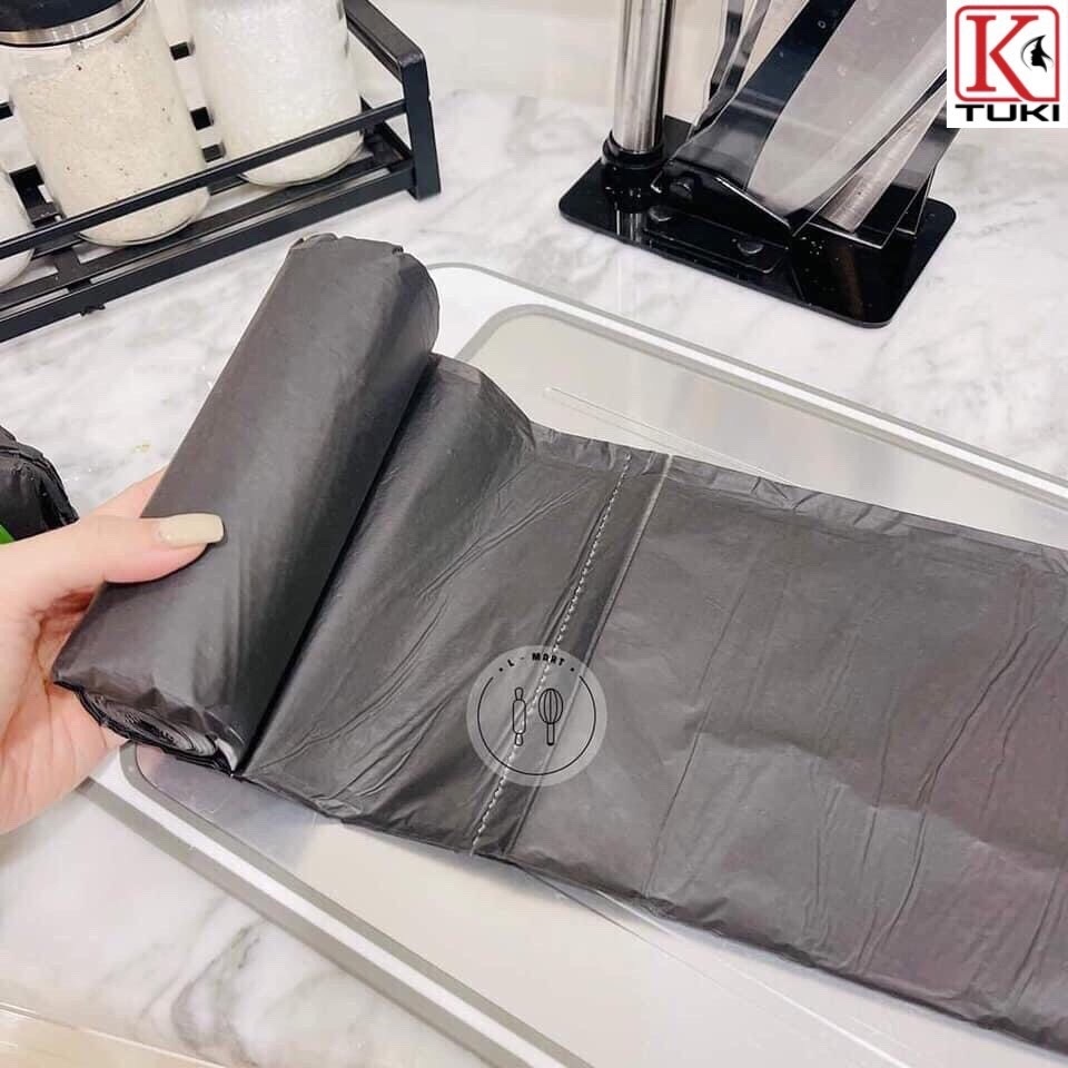 [Túi nặng 1Kg] Combo 3 Cuộn Túi Đựng Rác Tự Huỷ Sinh Học Túi Rác Tự Phân Hủy Chất Liệu Dai