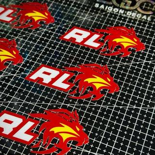Tem Sticker DTF Red Leo Việt Nam - Có 2 Mẫu - 2 Kích Thước |SGDC - 1 Cái|