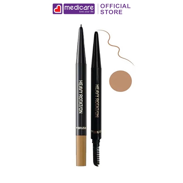 Bút sáp kẻ mày KISS ME Heavy Rotation Eyebrow Pencil 0.09g