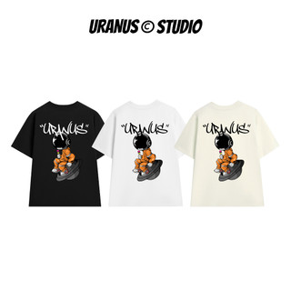 Áo Phông Local Brand ASTRONAUT Oversize 250GSM URANUS Unisex Form Rộng Cotton Cao Cấp 100% M20
