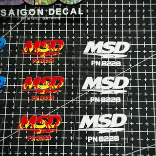 Tem Sticker DTF Mod Mobin Sườn MSD Cơn Sóng & Lửa & Mẫu Mới 2025 |SGDC - 1 Cái|