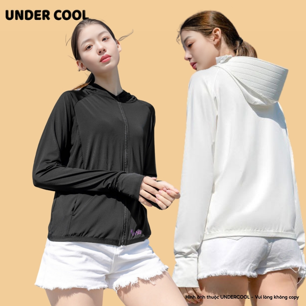 Áo chống nắng chất su ICE mát lạnh UNDERCOOL nam nữ 6D Hàn UPF 50+Áo chống nắng chống nóng bảng màu pastel unisex  ACN07