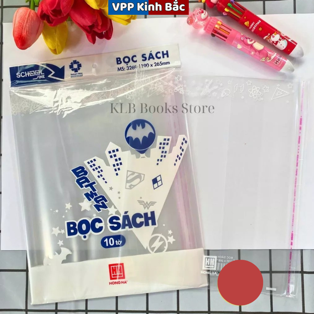 Bọc vở sách giáo khoa Hồng Hà 3245/3269