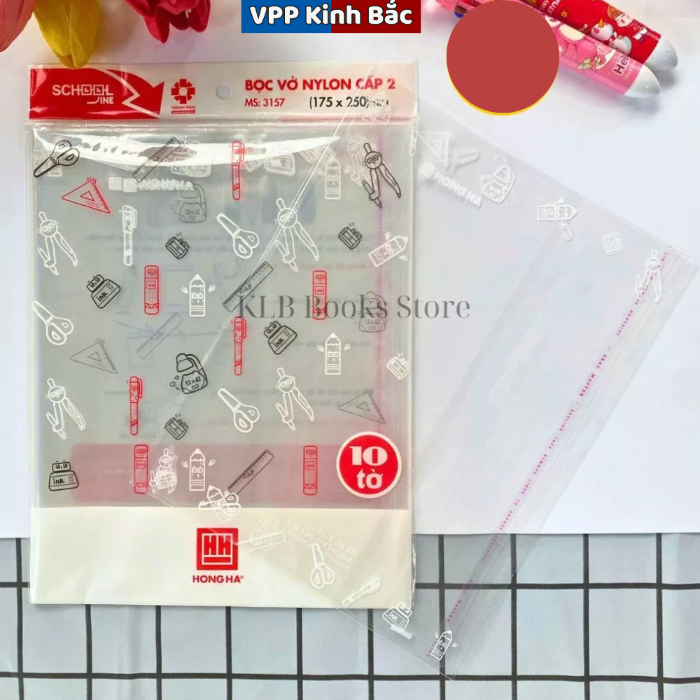 Bọc vở sách giáo khoa Hồng Hà 3245/3269