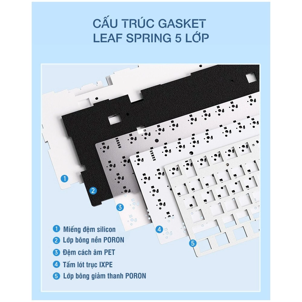 bàn phím cơ aula f75, bàn phím cơ không dây, bàn phím cơ 3 mode rgb