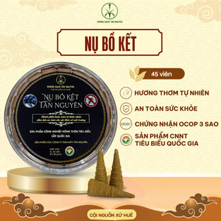 [OCOP 3 SAO] Nụ Bồ Kết Sạch Thiên Nhiên Đuổi Muỗi Tân Nguyên, Hộp 45 Viên, Thanh Lọc Không Khí, Khử Ẩm Mốc