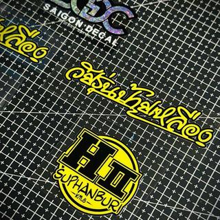 Tem Sticker DTF Combo HII Suphanburi Km.8 Thailand V1 & V2 |SGDC - 1 Cái/Combo|