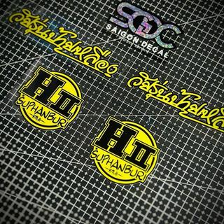 Tem Sticker DTF Combo HII Suphanburi Km.8 Thailand V1 & V2 |SGDC - 1 Cái/Combo|