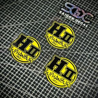 Tem Sticker DTF Combo HII Suphanburi Km.8 Thailand V1 & V2 |SGDC - 1 Cái/Combo|