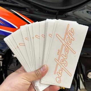 Tem Sticker OutSider Uv Tách Nền 2 Màu |SGDC - 1 Cái|