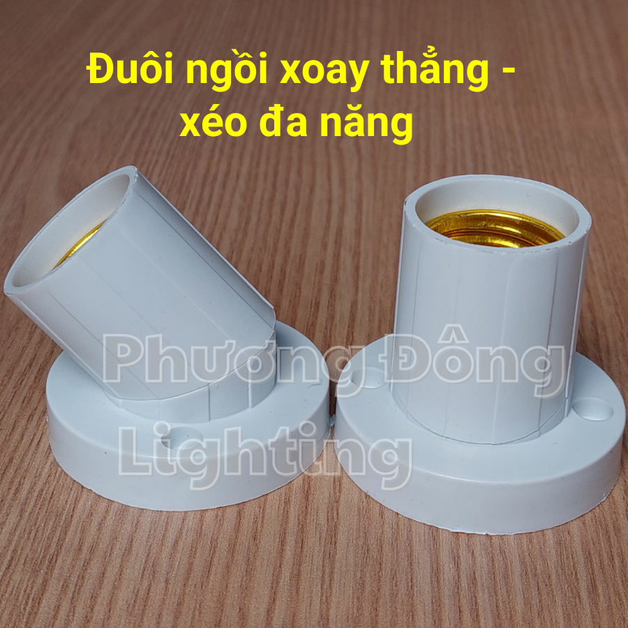 COMBO 2 Đuôi đèn xoáy treo lò xo E27 các loại