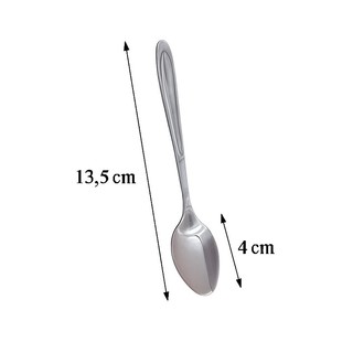 Thìa cafe inox cán dài chống gỉ sáng bóng Cao Cấp Cầm Chắc Tay Bền Đẹp