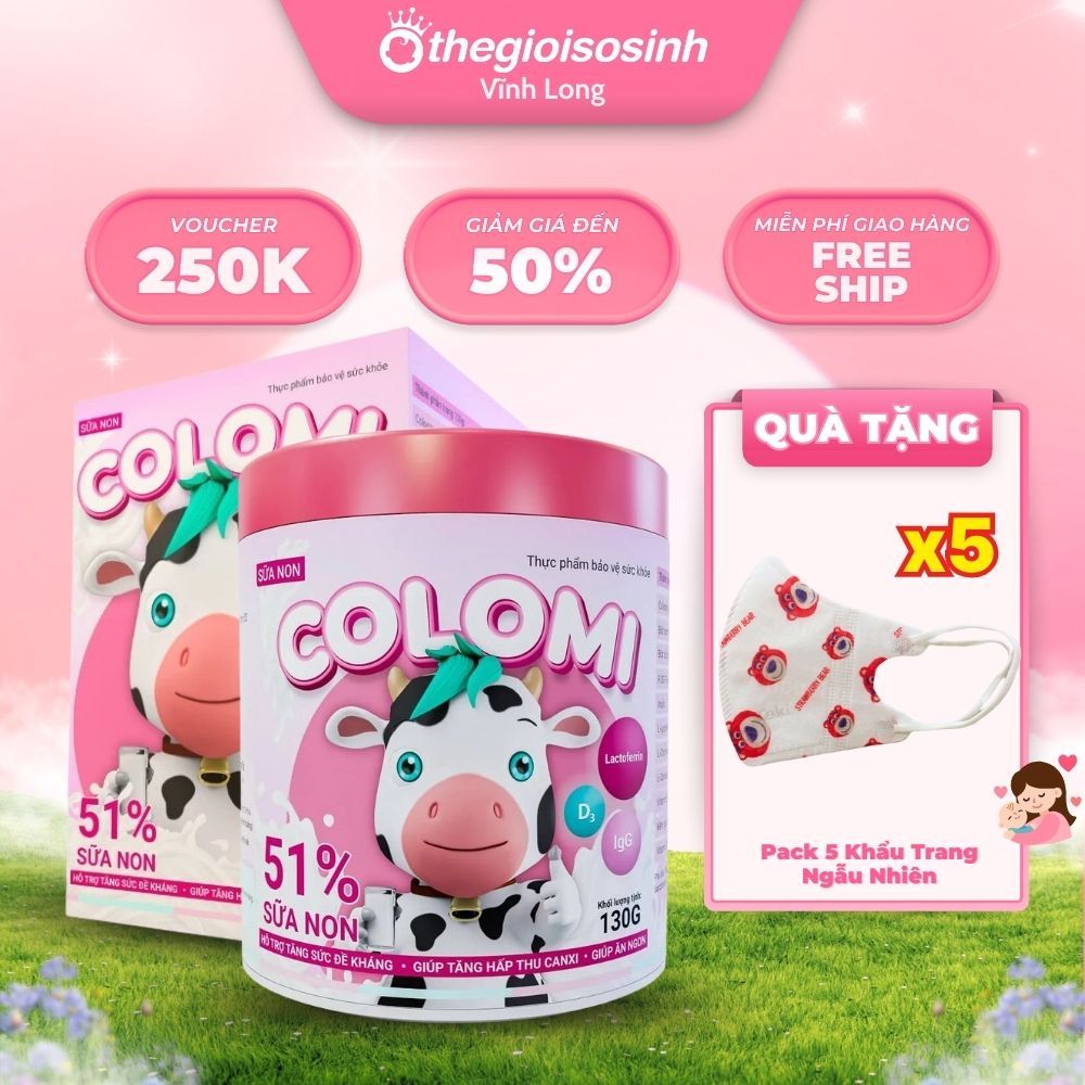 Sữa Non Colomi Dành Cho Trẻ Em Tăng Đề Kháng, Hỗ Trợ Tiêu Hóa, Bổ Sung Vi Chất Tăng Chiều Cao