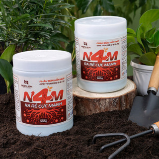 Phân Bón Siêu Kích Ra Rễ Cực Mạnh N4M Farmix - ra rễ, đâm chồi, ngâm hạt, chiết cành (100gr/500gram)