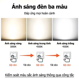 【COD】Đèn Ốp trần loại đèn led ốp trần 3 màu 24w cho phòng khách Đèn Trần trang trí phòng ngủ