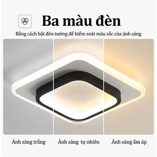 【COD】Đèn Ốp trần loại đèn led ốp trần 3 màu 24w cho phòng khách Đèn Trần trang trí phòng ngủ