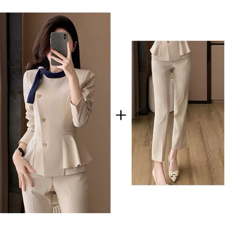 Đồng phục VEST  lễ tân,quản lý, spa,thẩm mỹ viện cao cấp chất liệu cotton lạnh hàng thiết kế