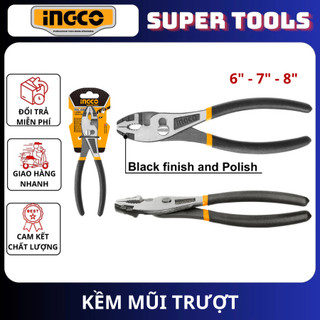 ĐỒ NGHỀ INGCO Kềm mũi trượt 6inch HSPJP02160 / 8inch HSPJP02200 / 10inch HSPJP02250