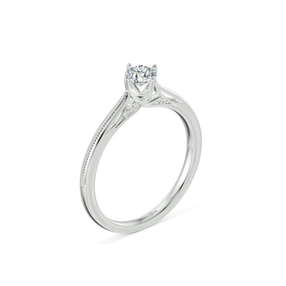[CHAT TRƯỚC KHI ĐẶT] Nhẫn Cầu Hôn Tierra Ribbon Kiss BCH7112 Vàng 10K/ 14K/ 18K Thiết Kế Dịu Dàng Nữ Tính