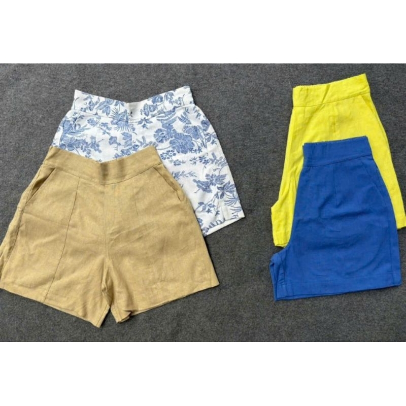 (BomoHouse) Quần short linen nữ bigsize - dư xịn