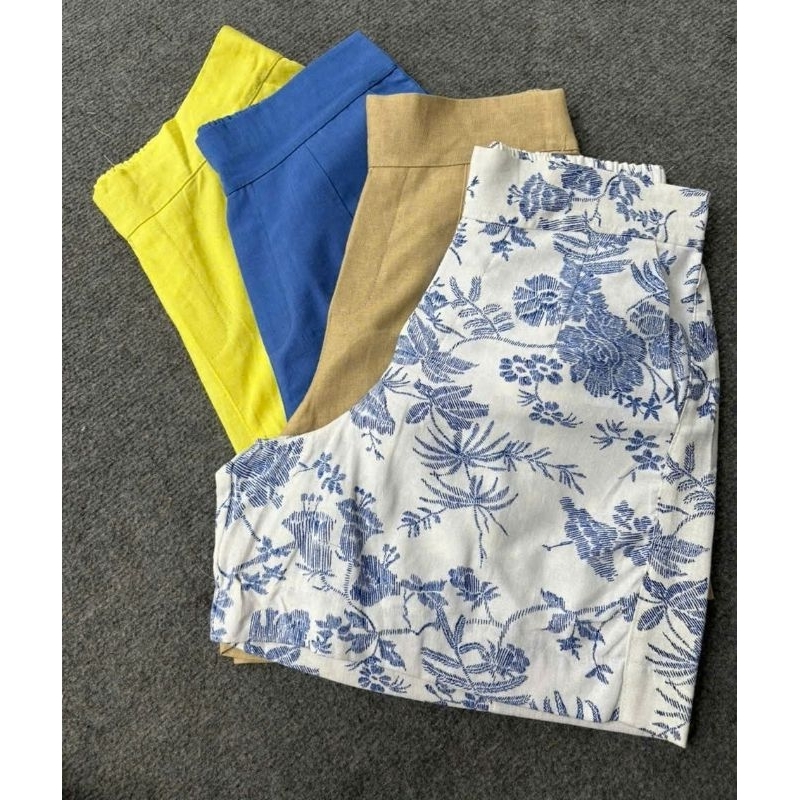 (BomoHouse) Quần short linen nữ bigsize - dư xịn