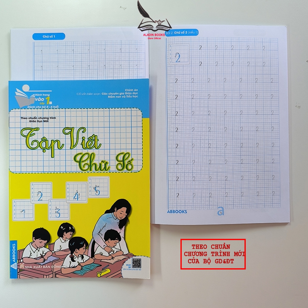 Sách- Hành Trang Vào Lớp 1 Cho Bé 5-6 Tuổi Tập Viết Chữ Chữ Cái Viết Thường Hoa Số NCB